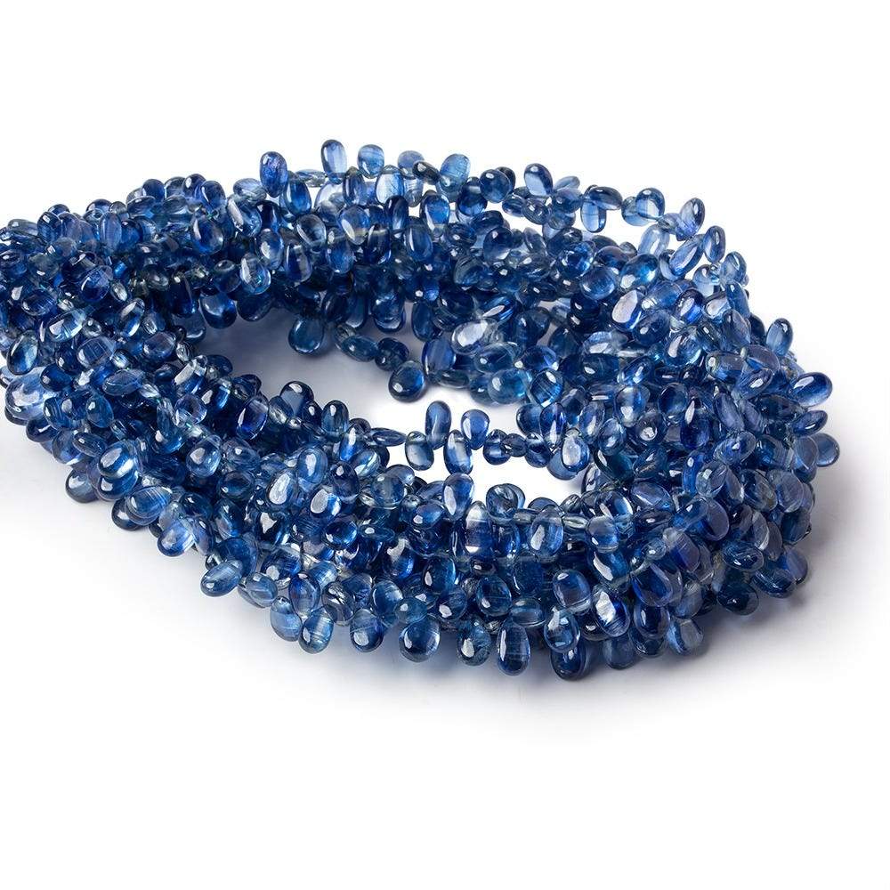 5x3-7x4mm Kyanite plain pear beads 18 inch 184 pieces AA (ONLINE ORDER ONLY)