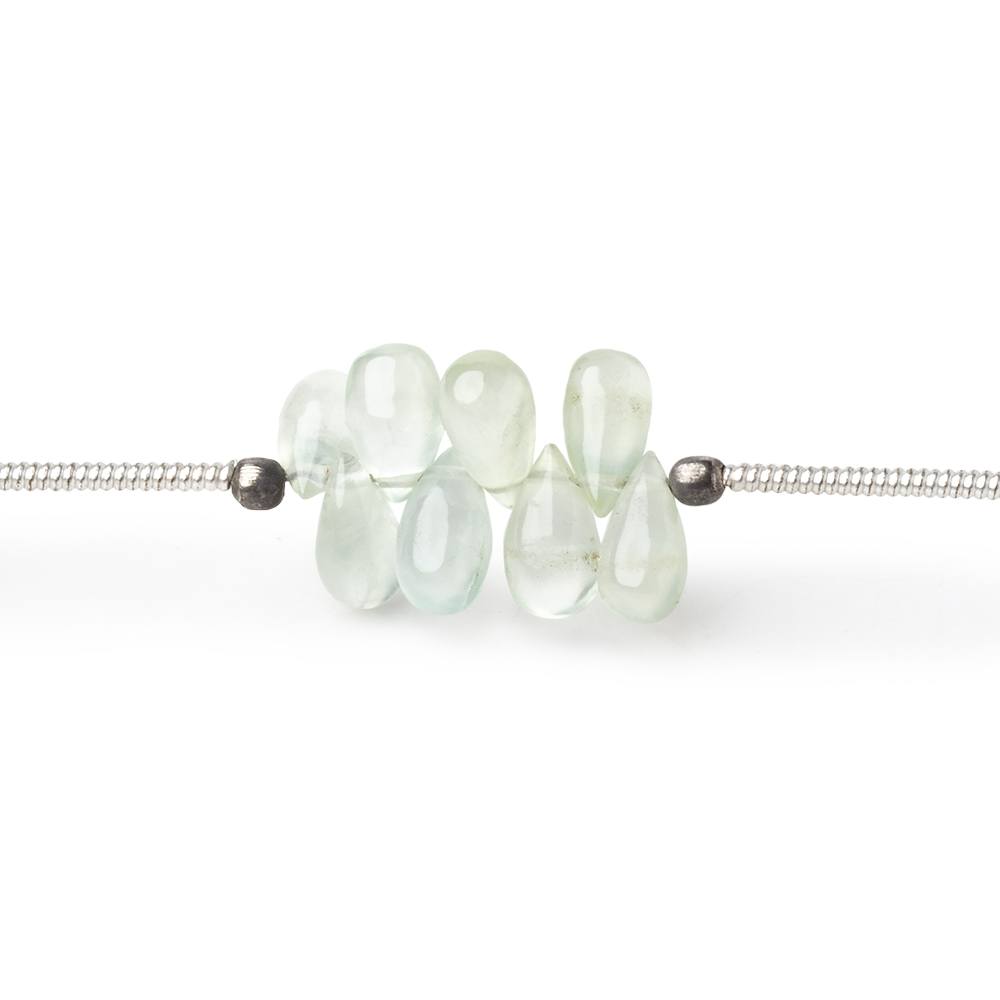 5x3-7x4mm Prehnite Plain Tear Drop Beads 8 inch 48 pieces (ONLINE ORDER ONLY)