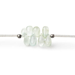 5x3-7x4mm Prehnite Plain Tear Drop Beads 8 inch 48 pieces (ONLINE ORDER ONLY)