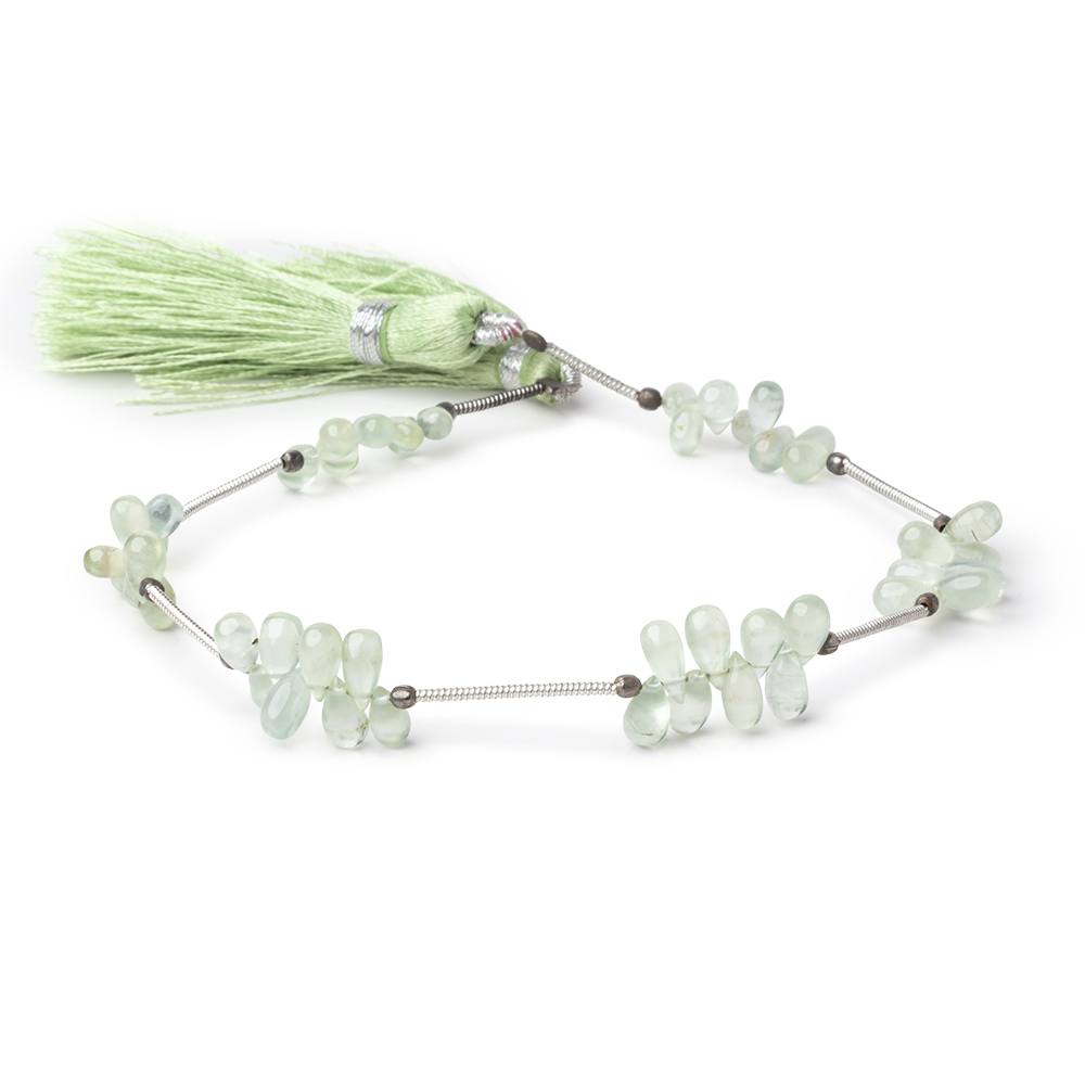 5x3-7x4mm Prehnite Plain Tear Drop Beads 8 inch 48 pieces (ONLINE ORDER ONLY)