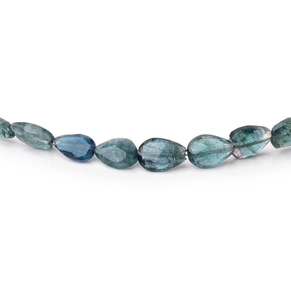 5x3-7x5mm Indicolite Bi-Color Tourmaline Faceted Pear Beads 16 inch 69 pieces (ONLINE ORDER ONLY)