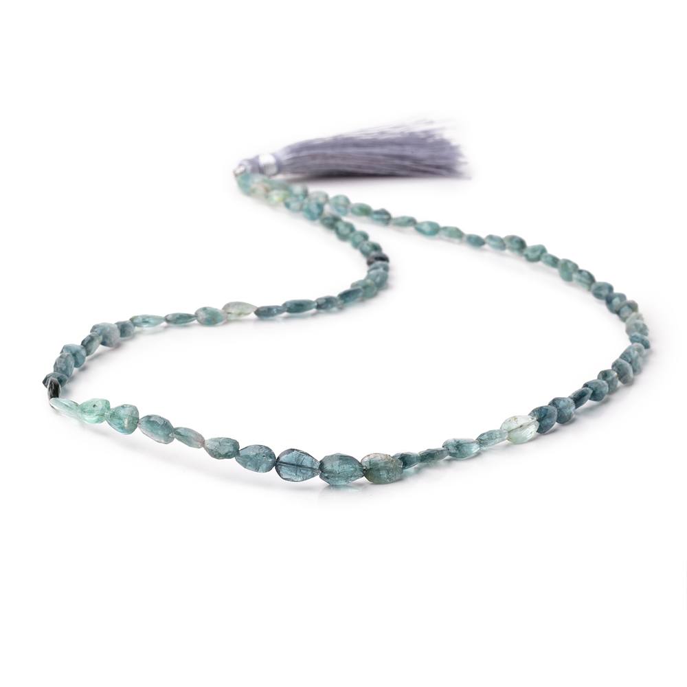 5x3-7x5mm Indicolite Bi-Color Tourmaline Faceted Pear Beads 16 inch 69 pieces (ONLINE ORDER ONLY)