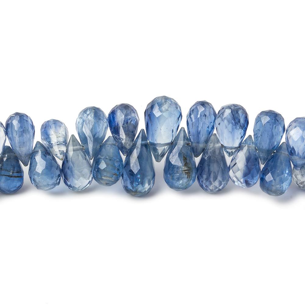 5x3-9x5mm Kyanite Faceted Tear Drop Beads 7 inch 82 pieces (ONLINE ORDER ONLY)