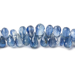 5x3-9x5mm Kyanite Faceted Tear Drop Beads 7 inch 82 pieces (ONLINE ORDER ONLY)