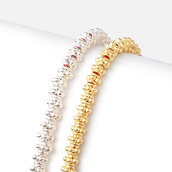 5x3mm Daisy Stack Spacer Beads 8 inch 54 pieces (ONLINE ORDER ONLY)