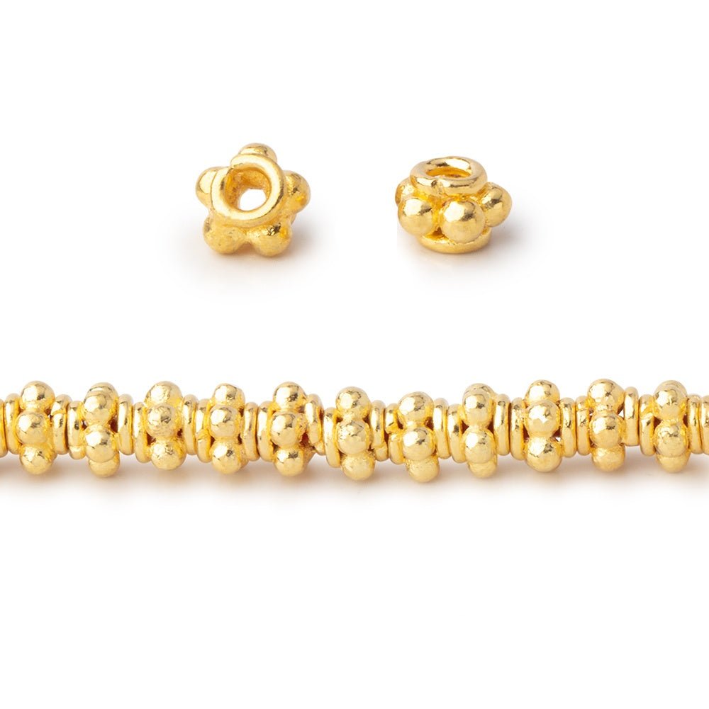 5x3mm Daisy Stack Spacer Beads 8 inch 54 pieces (ONLINE ORDER ONLY)