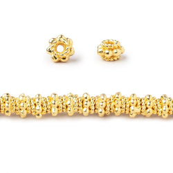 5x3mm Daisy & Twist Stack Spacer Beads 8 inch 60 pieces (ONLINE ORDER ONLY)