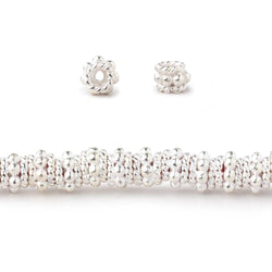 5x3mm Daisy & Twist Stack Spacer Beads 8 inch 60 pieces (ONLINE ORDER ONLY)