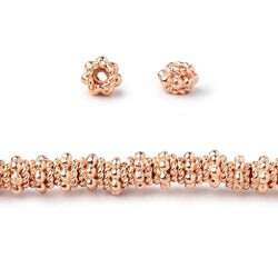 5x3mm Daisy & Twist Stack Spacer Beads 8 inch 60 pieces (ONLINE ORDER ONLY)