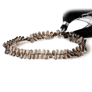 5x3mm Smoky Quartz Faceted Pear Bead 8 inch 115 pieces (ONLINE ORDER ONLY)