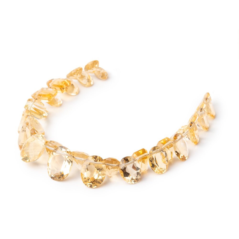 5x4-10x7mm Citrine Faceted Mixed Shaped Beads 5 inch 32 pieces AAA (ONLINE ORDER ONLY)