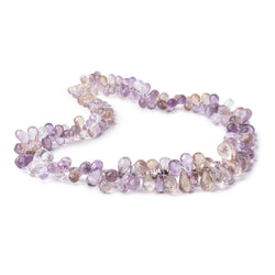 5x4-11x6mm Ametrine Faceted Tear Drop Beads 16 inches 170 pieces (ONLINE ORDER ONLY)