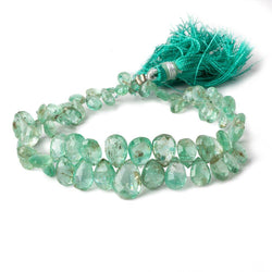 5x4-11x7mm Colombian Emerald Faceted Pears 7.75 inch 69 beads AAA (ONLINE ORDER ONLY)