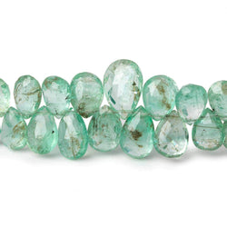 5x4-11x7mm Colombian Emerald Faceted Pears 7.75 inch 69 beads AAA (ONLINE ORDER ONLY)