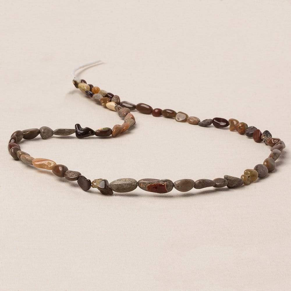 5x4-11x7mm Ethiopian Boulder Opal plain nugget beads 18 inch 60 pieces (ONLINE ORDER ONLY)