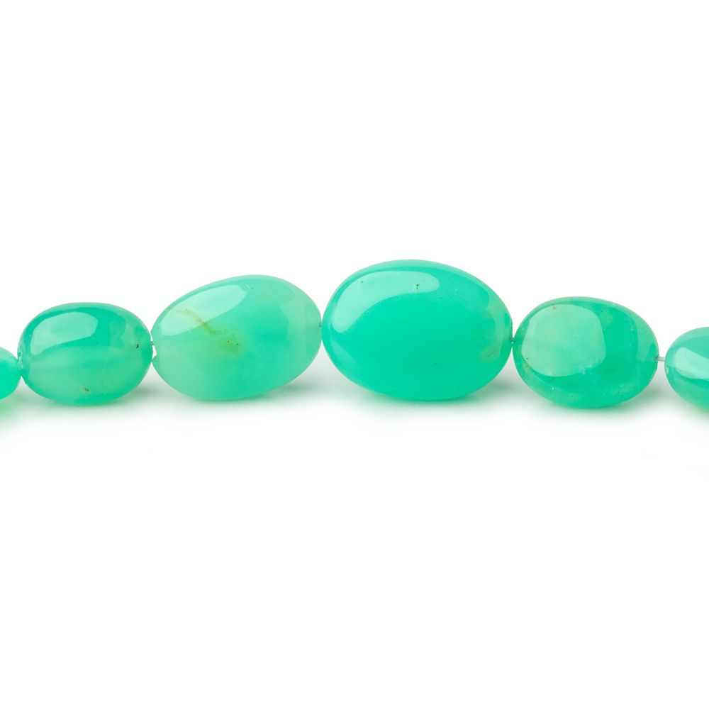 5x4-11x9mm Tanzanian Green Opal Plain Oval Beads 18 inch 57 pieces AAA (ONLINE ORDER ONLY)