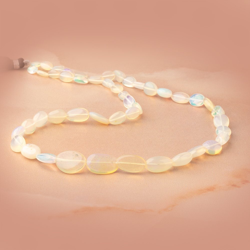 5x4-13x9mm Ethiopian Opal Plain Nugget 18 inch 48 Beads AA (ONLINE ORDER ONLY)