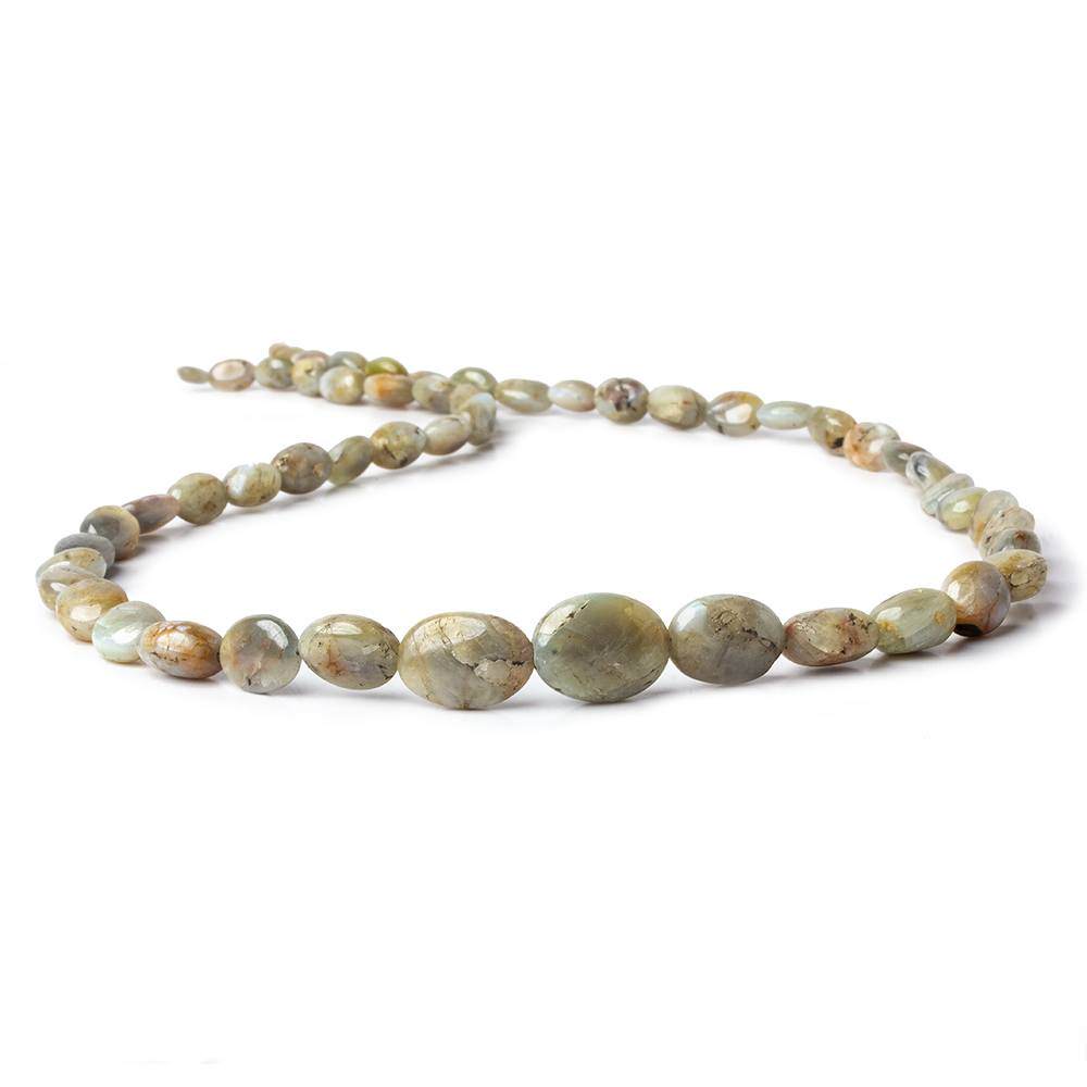 5x4-14x10mm Cat's Eye Chrysoberyl plain nugget beads 18 inch 54 pieces (ONLINE ORDER ONLY)