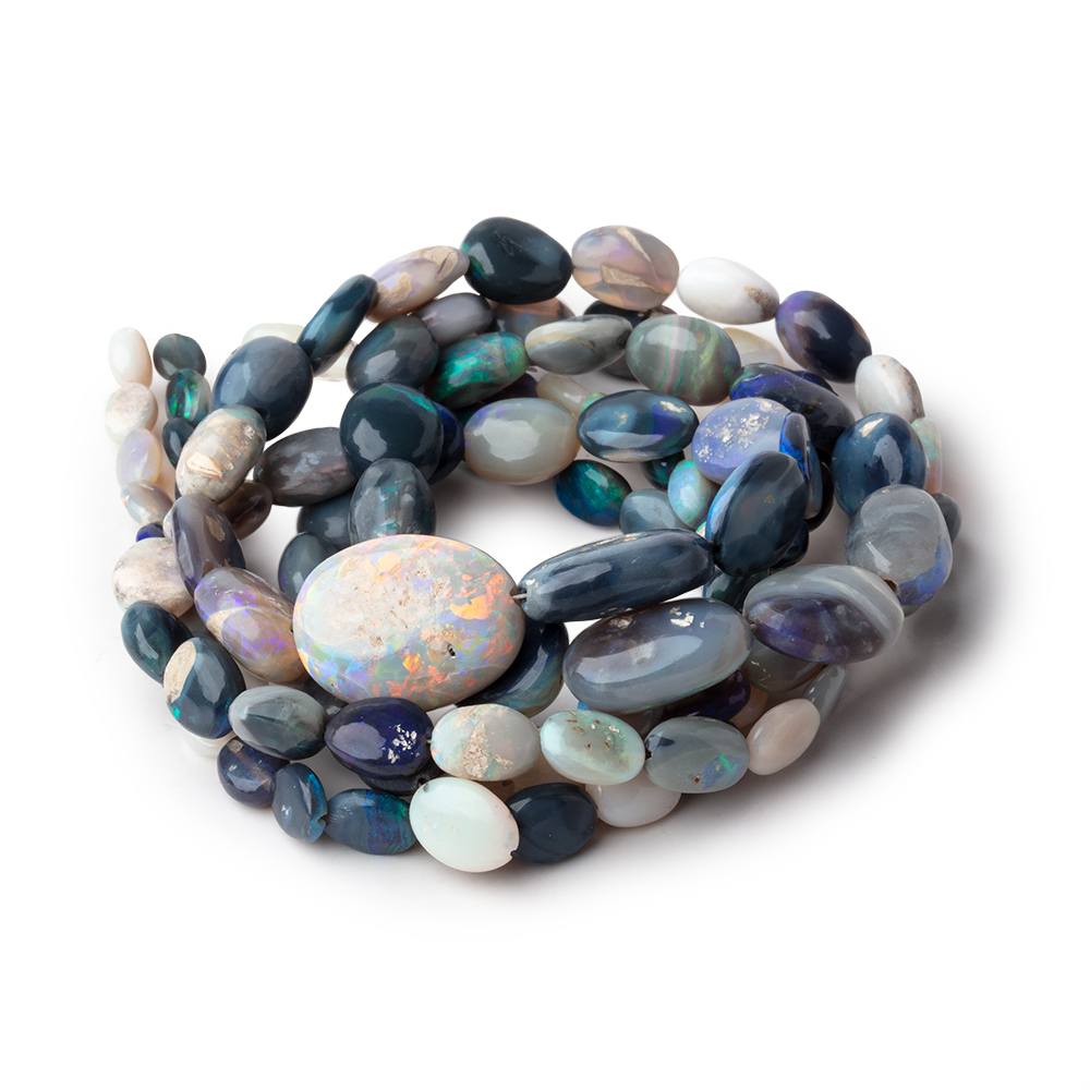 5x4-14x9mm Australian Opal Plain Nugget beads 17.5 inches 57 pieces A (ONLINE ORDER ONLY)