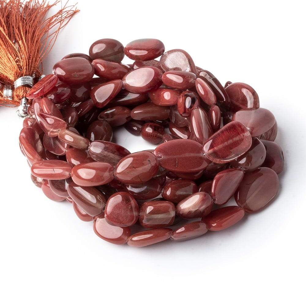 5x4-15x8mm Dark Andesine plain nuggets 18 inches 48 pieces (ONLINE ORDER ONLY)