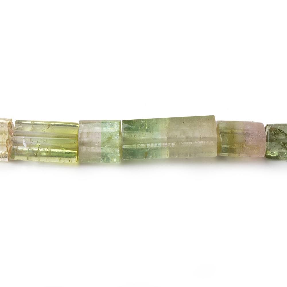 5x4-16x6mm Polychromatic Tourmaline Natural Tubes 18 inch 42 Beads AA (ONLINE ORDER ONLY)