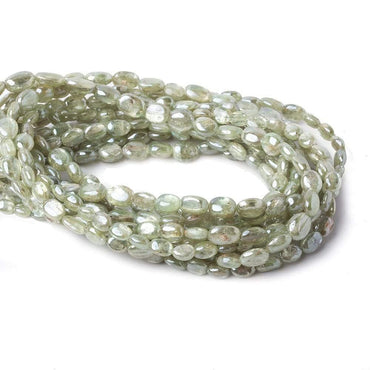 5x4-6x5mm Mystic Green Kyanite plain oval beads 16 inch 67 pcs (ONLINE ORDER ONLY)