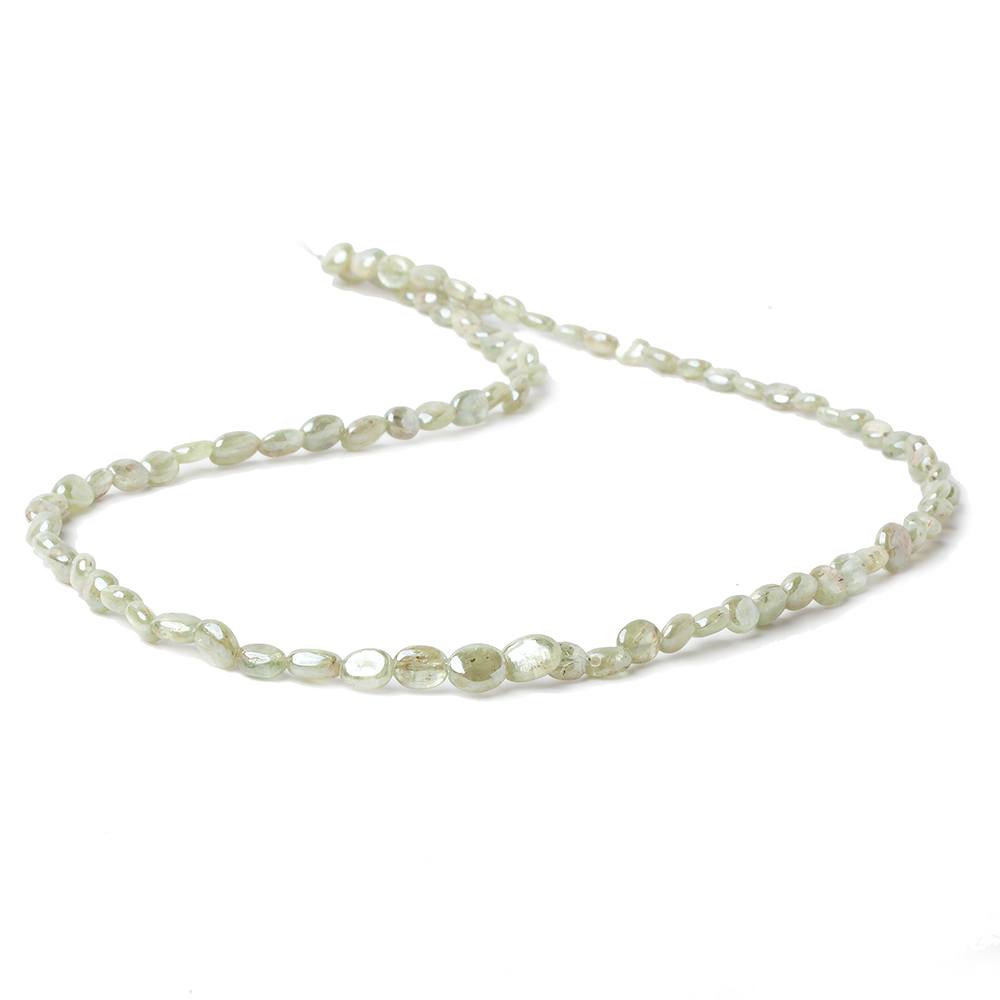 5x4-6x5mm Mystic Green Kyanite plain oval beads 16 inch 67 pcs (ONLINE ORDER ONLY)