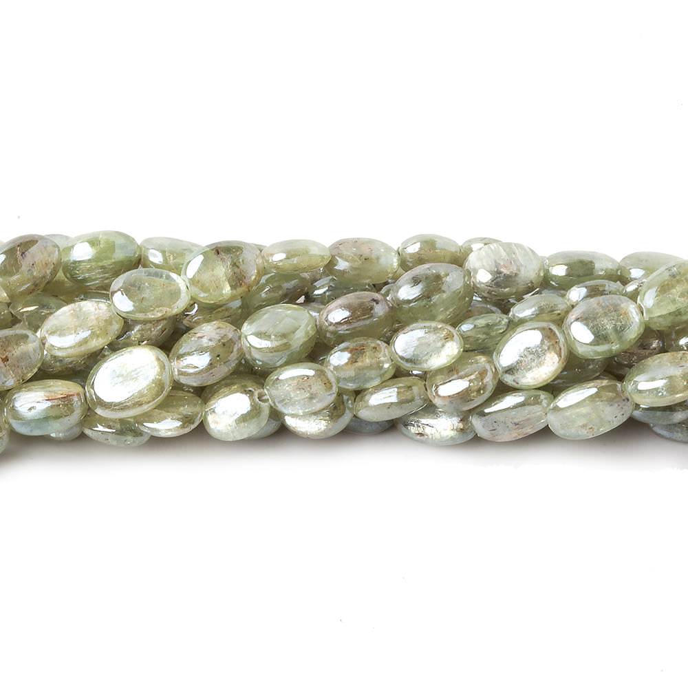 5x4-6x5mm Mystic Green Kyanite plain oval beads 16 inch 67 pcs (ONLINE ORDER ONLY)