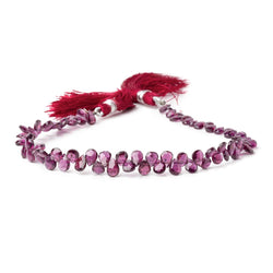 5x4-6x5mm Rhodolite Garnet Faceted Pear Beads 9 inch 74 pieces (ONLINE ORDER ONLY)