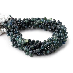 5x4-7x4mm Blue & Green Sapphire Faceted Tear Drop Beads 9 inch 100 pieces (ONLINE ORDER ONLY)