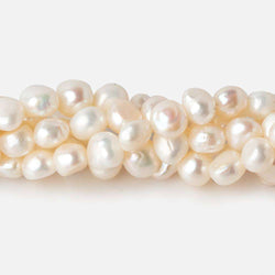 5x4-7x4mm Off White Baroque Freshwater Pearl 14 inch 80 pcs (ONLINE ORDER ONLY)