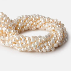 5x4-7x4mm Off White Baroque Freshwater Pearl 14 inch 80 pcs (ONLINE ORDER ONLY)