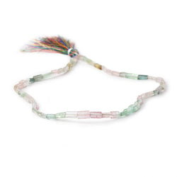 5x4-7x5mm Afghani Tourmaline Natural Tubes 16 inch 58 Beads (ONLINE ORDER ONLY)