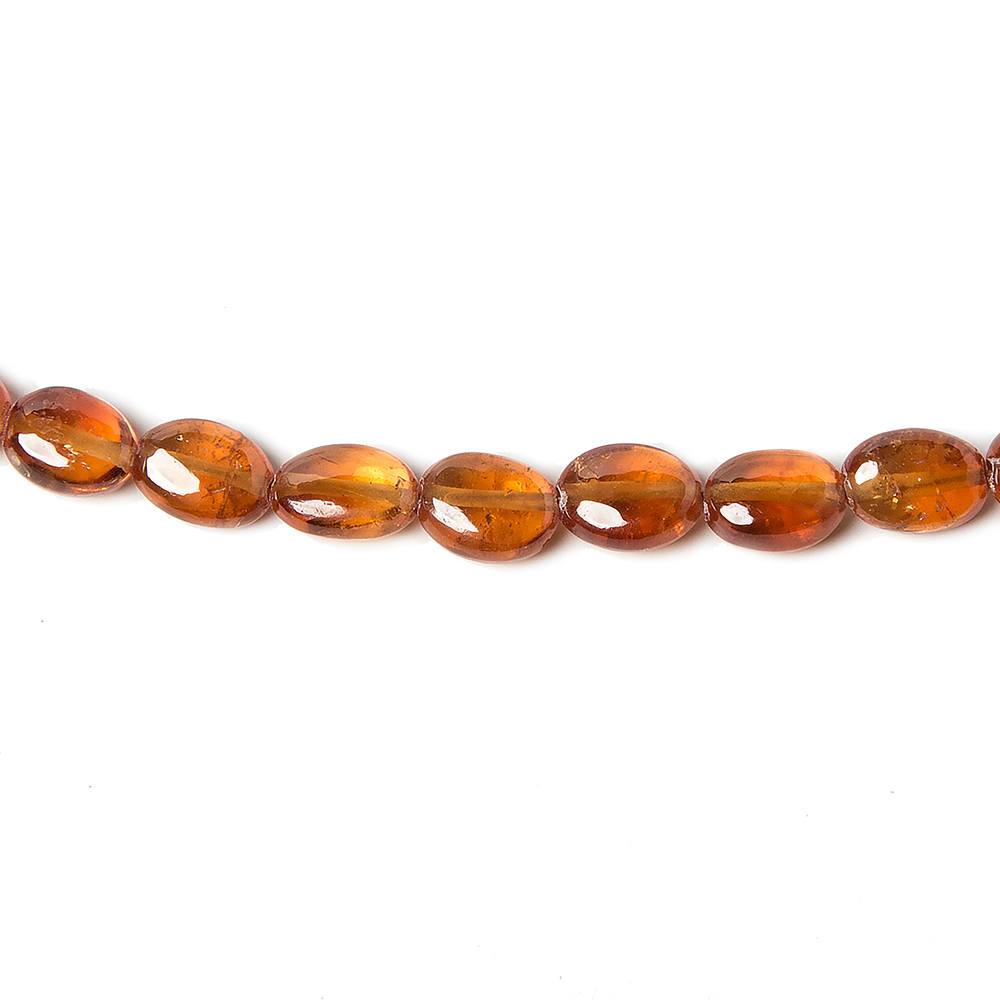 5x4-7x5mm Mandarin Garnet Straight Drill Oval 15 inch 70 pieces (ONLINE ORDER ONLY)