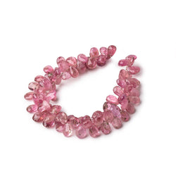 5x4-7x5mm Pink Tourmaline Faceted Pears Lot of Two Strands with 94 Beads (ONLINE ORDER ONLY)