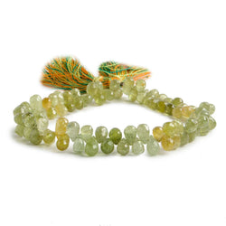 5x4-8x5mm Grossular Garnet faceted tear drop beads 8 inch 84 beads (ONLINE ORDER ONLY)