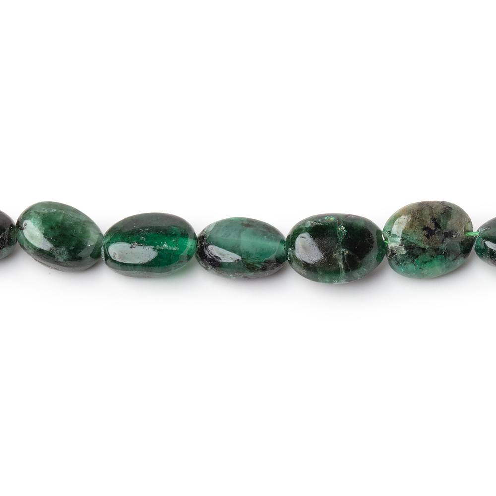 5x4-8x6mm Emerald Plain Oval Beads 14.5 inch 54 pieces (ONLINE ORDER ONLY)