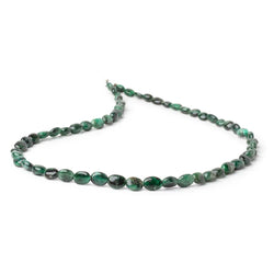 5x4-8x6mm Emerald Plain Oval Beads 14.5 inch 54 pieces (ONLINE ORDER ONLY)