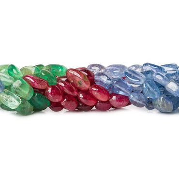 5x4-8x6mm Multi-gemstone Plain Nugget Beads 24 inch 90 pieces (ONLINE ORDER ONLY)