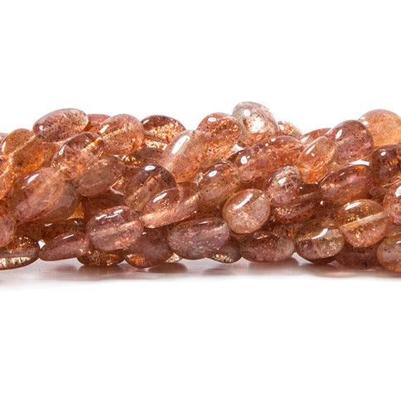 5x4-8x6mm Sunstone plain nugget beads 18 inches 68 pieces (ONLINE ORDER ONLY)