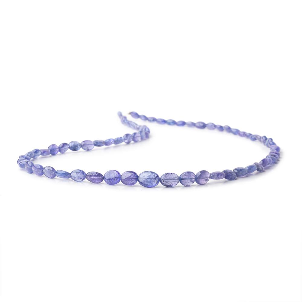 5x4-9x7mm Tanzanite Plain Oval Beads 17.5 inch 70 pieces (ONLINE ORDER ONLY)
