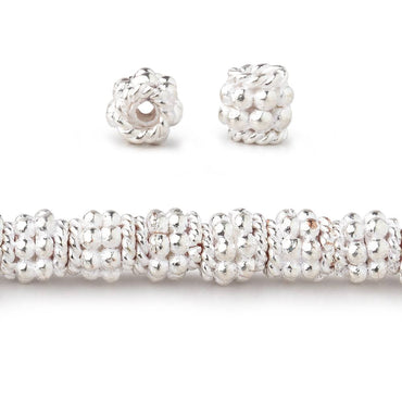 5x4.5mm Double Daisy Stack Spacer Beads 8 inch 43 pieces (ONLINE ORDER ONLY)