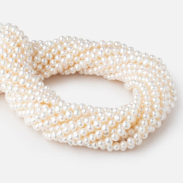 5x4mm Creamy White Baroque Freshwater Pearls 16 inch 88 Beads AAA (ONLINE ORDER ONLY)