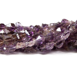 5x5-6x4mm Double Terminated Amethyst natural crystal Beads 15.5 in. 68 pcs (ONLINE ORDER ONLY)