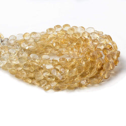 5x5mm Citrine Heart Micro-Briolette Beads 6 inch 54 pieces (ONLINE ORDER ONLY)
