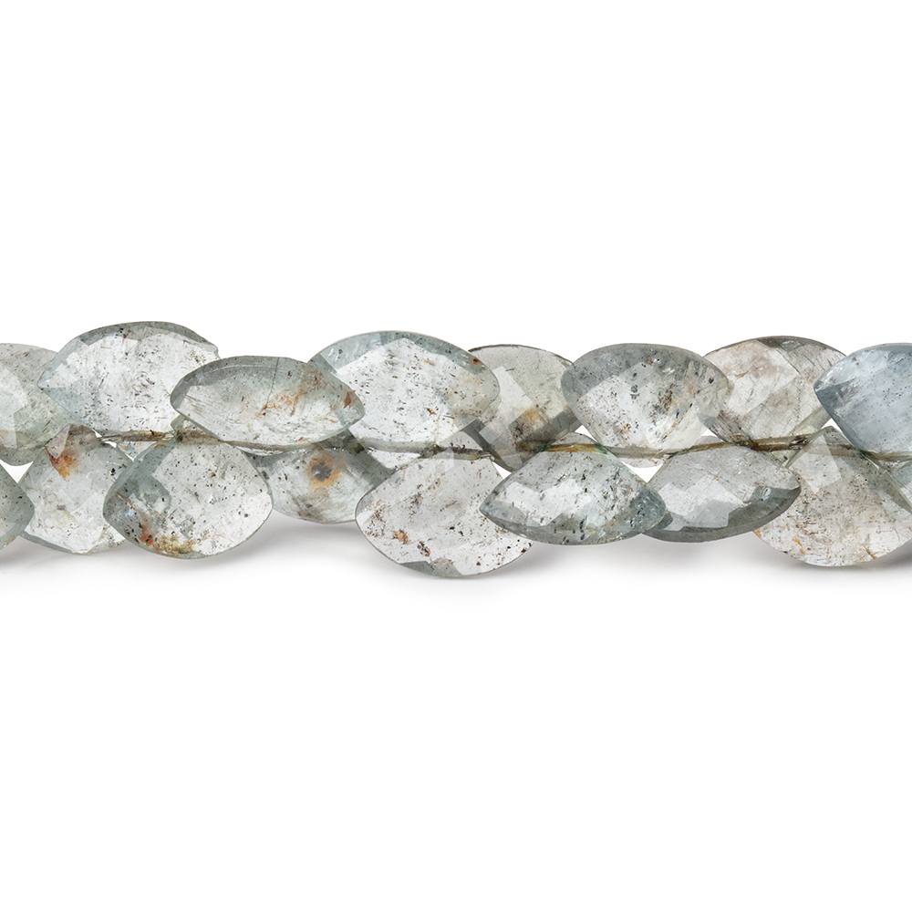 5x6-8x10mm Moss Aquamarine Faceted Fan Beads 8 inch 64 pieces (ONLINE ORDER ONLY)