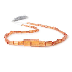 5x7-18x16mm Imperial Topaz Plain Tube Beads 20 inch 49 pieces AAA (ONLINE ORDER ONLY)