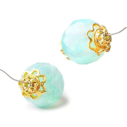 5x9mm 22kt Gold Plated Copper Bead Cap Bali Style 8 inch 44 pieces (ONLINE ORDER ONLY)