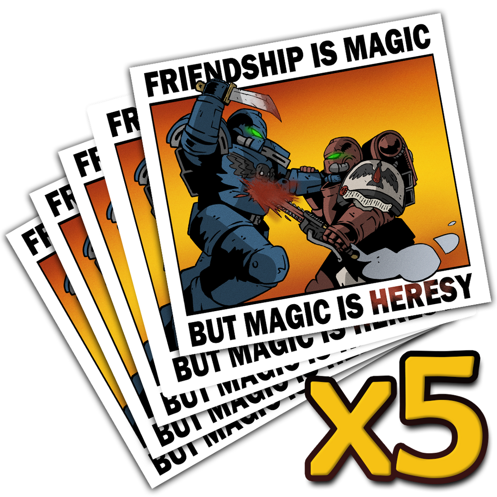 Premium Vinyl Stickers - Friendship