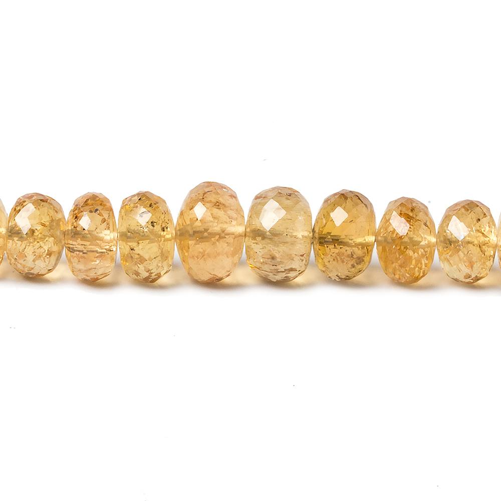 6.5-9mm Imperial Topaz Faceted Rondelle Beads 16 inch 84  pieces (ONLINE ORDER ONLY)